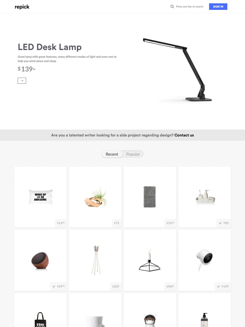 PrimeCartAI store example 1